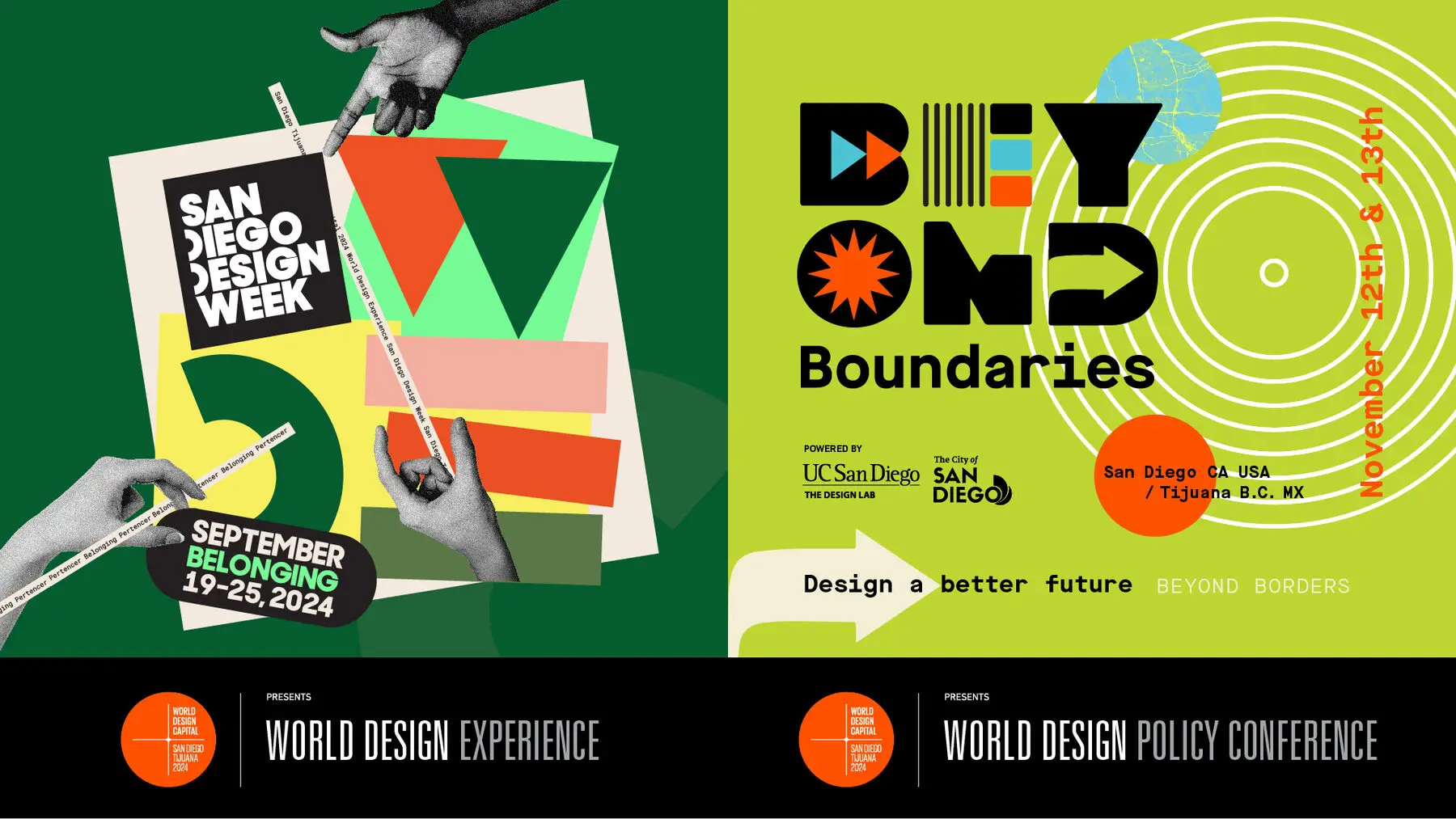 San Diego Design Week 2024 key art for the World Design Experience
